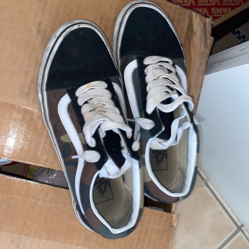 Camouflage vans